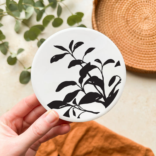 Botanical Ceramic Coaster