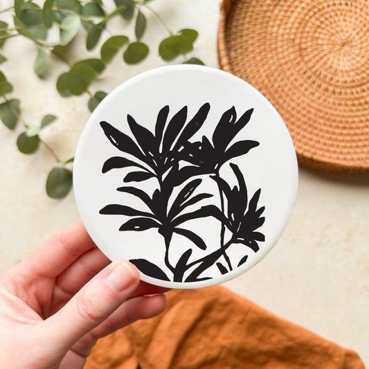 Botanical Ceramic Coaster