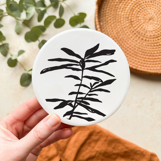 Botanical Ceramic Coaster