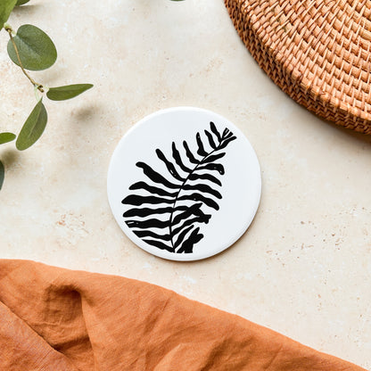 Fern Ceramic Coaster