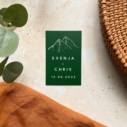 Mountain Mini Save the Date Cards