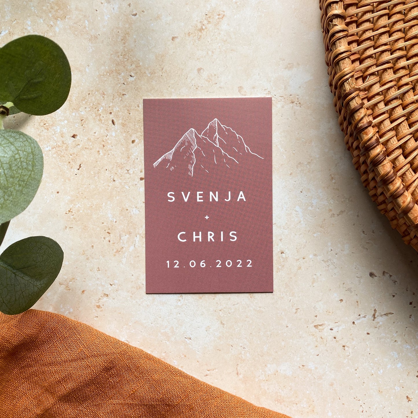 Mountain Mini Save the Date Cards