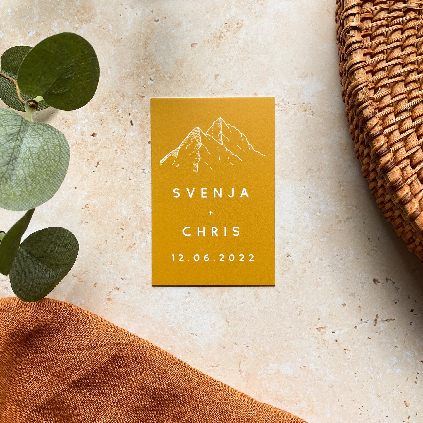 Mountain Mini Save the Date Cards