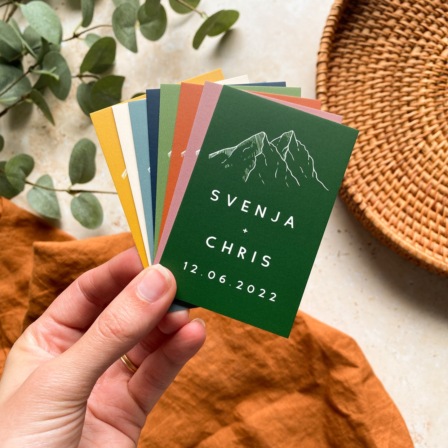 Mountain Mini Save the Date Cards