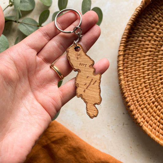 Bute Wooden Keyring