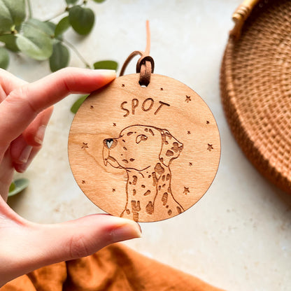 Custom Pet Wooden Christmas Bauble