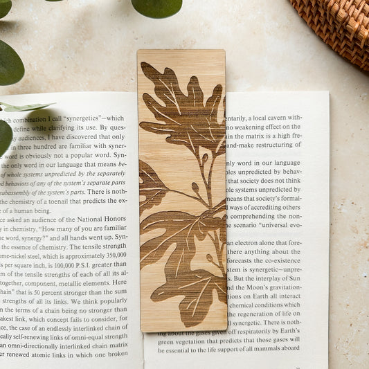 Fig Tree Wooden Bookmark