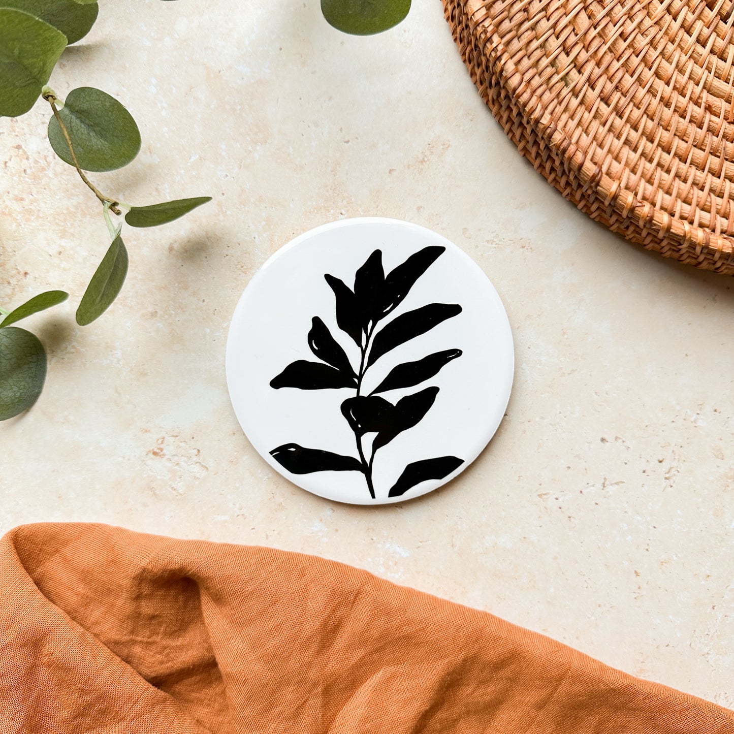 Botanical Ceramic Coaster