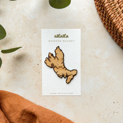 Isle of Skye Wooden Magnet