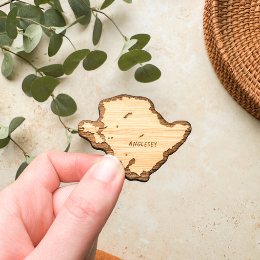 Anglesey Wooden Magnet