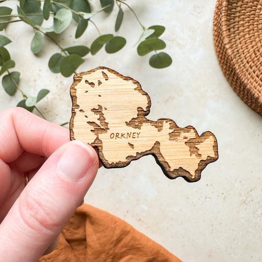 Orkney Wooden Magnet